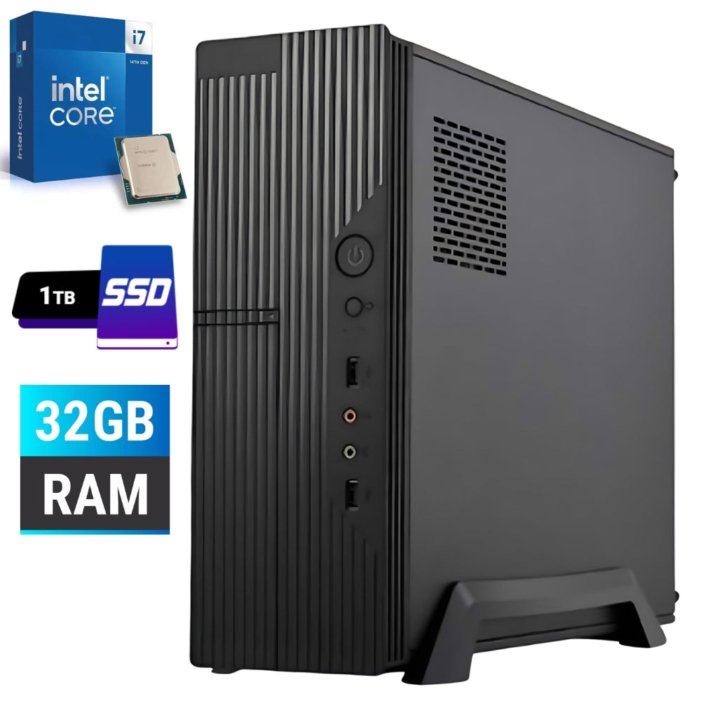 PC Assemblato Computers Parts | Intel Core i7-14700 | Ram 32GB RAM | SSD 1TB | FreeDOS Prodotto NUOVO PC Assemblato Computers Parts | Intel Core i7-14700 | Ram 32GB RAM | SSD 1TB | FreeDOS Prodotto NUOVO